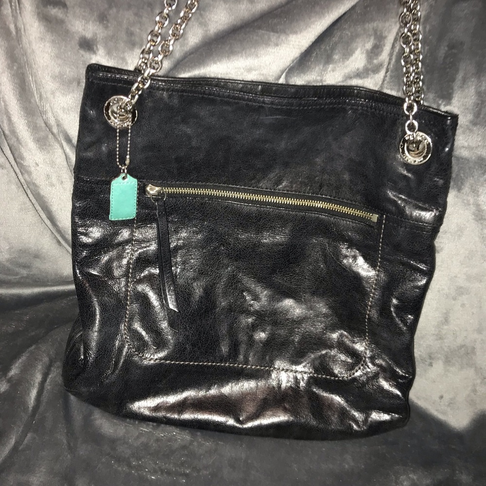 Coach Black Tote Bag